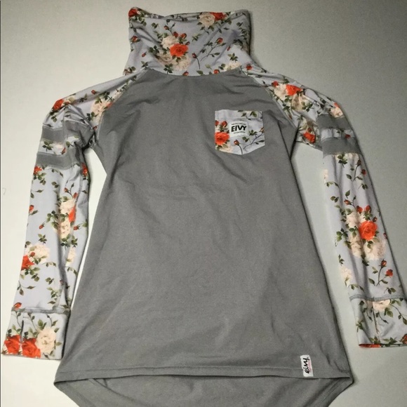 eivy Sweaters - Eivy Floral Ice Cold Long Sleeve Turtleneck SZ L